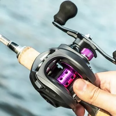 7.2:1 High Speed Saltwate Fishing Reel Low Profile Drag 9 Gear  Baitcasting Reel • $28.49