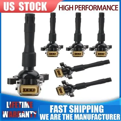 Set Of 6 Ignition Coil For BMW 323i 325i 328i 330i 525i 528i 530i M3 M5 E46 E39 • $99.23