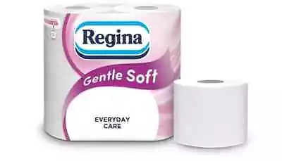 40 Rolls Of Regina Gentle Soft 3 Ply 3ply Soft Quilted Toilet Tissue Paper Roll • £24.99