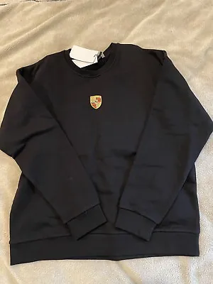 L'Art De L'Automobile X Porsche Sweatshirt Mens XL Black Crewneck Pullover • $120