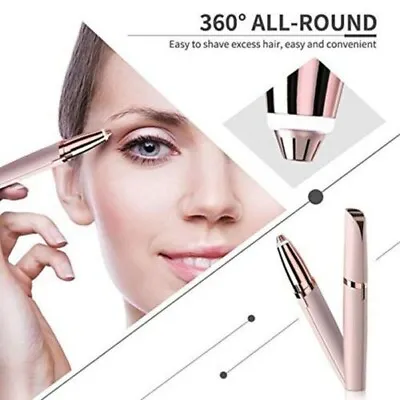 Electric Eyebrow Trimmer Finishing Touch Flawless Brows Hair Remover LED Light • $12.85