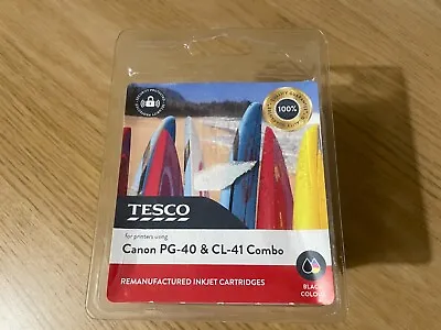 Tesco Canon PG-40 & CL-41 Combo Inkjet Cartridges / New & Sealed • £14.99