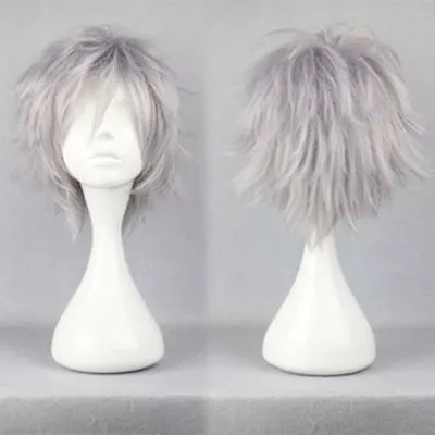 Men Male Short Full Wigs Boys Anime Cosplay Costume Party Synthetic Hair Wig @M • $15.50