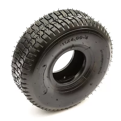 Tyre 11x4.00-4 2 Ply Chevron Turf Tread Fits 4  Inch Wheel Garden Lawn Tractor • £11.99