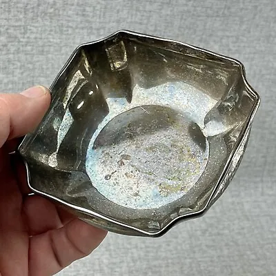 Vintage Italian 800 Silver Octagonal Bowl - Trinket Or Nut Dish • $87.50