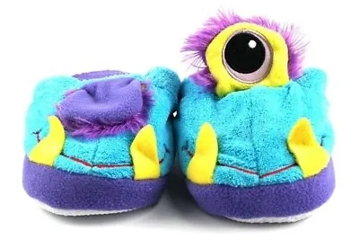 Rare Stompeez One-eyed Monster Slippers Large Size 2.5-6 By Prexio Pops Up • $39.99