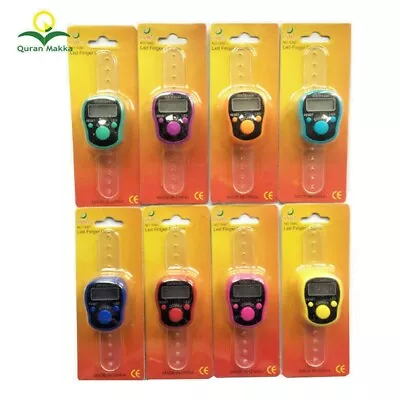 £8.99 • Buy BULK OFFER: LED Digital Electronic Finger Tally Counter LED Light Tasbih Dhikr 