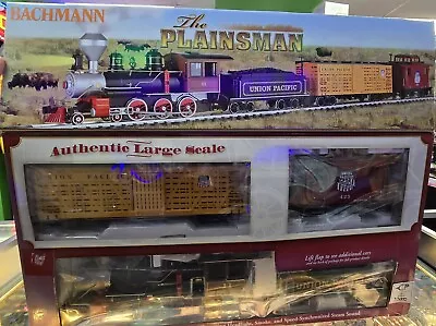 Bachmann G Scale Union Pacific The Plainsman Ready To Go Train Set 90078 • $150