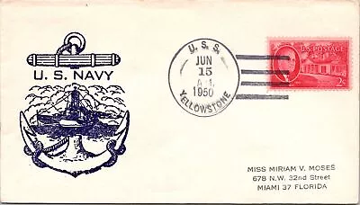 USS Yellowstone - 6.15.1950 - F52352 • $2.99