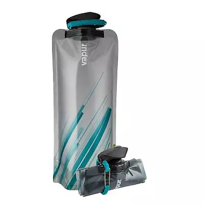 Vapur Element Flexible Water Bottle - With Carabiner 1 Liter (33 Oz) - Grey ... • $23.73