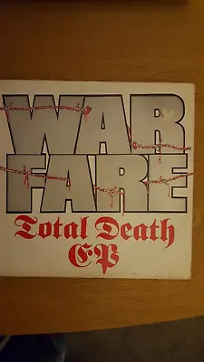 WARFARE - Total Death Vinyl 12  EP Neat Records 1985 RARE Thrash/Speed Metal Ex • £19.99