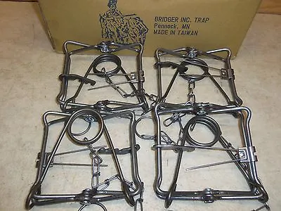 4 Bridger 110  Body Grip Traps   Trap  Muskrat  Mink Mole • $37.95