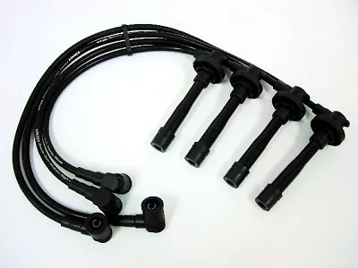 Honda Del Sol B16 10.2mm Racing Spark Plug Wires Black • $36.88