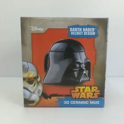 Star Wars Darth Vader Helmet Design Coffee Mug Cup Black 3D Sculptured • £12.53