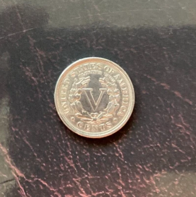 $20 • Buy USA 1907 5 Cents , V Nickel