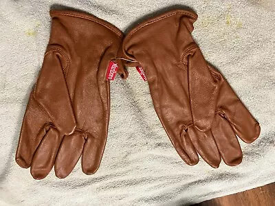 Vintage Marlboro Unlimited Gear 100% Genuine Leather Gloves Size L / XL - NEW • $9.99