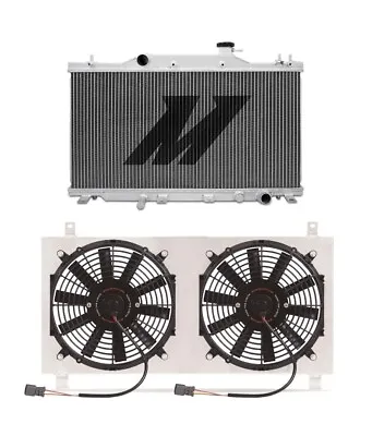 Mishimoto Acura Rsx Base Type-s Aluminum Race Racing Radiator And Fan Shroud Kit • $511.90