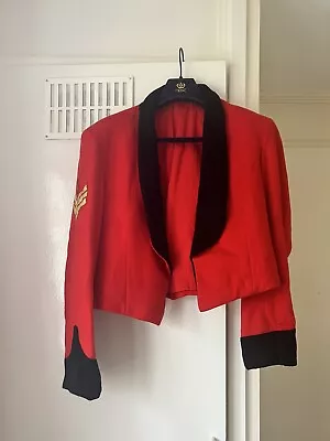 Army Men's No 1 Mess Dress Uniform Royal Corps Signals Red Black • £100