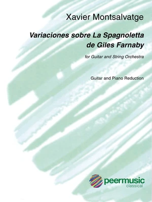 $15.95 • Buy Montsalvatge Variaciones Sobre La Spagnoletta Classical Guitar Piano Sheet Music