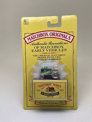 Matchbox Originals-recreations #4 Massey Harris Tractor-1991-sealed • $9.99