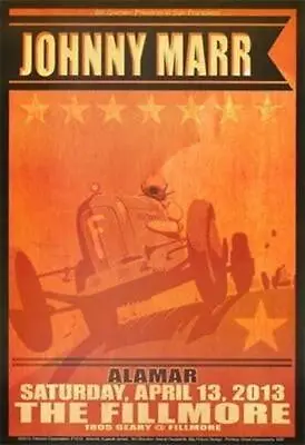 Johnny Marr Poster The Smiths The Fillmore April 2013 Alamar • $124.27