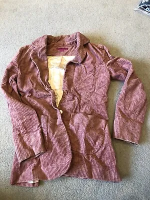 Matthew Williamson Pink Corduroy Jacket/Blazer Size 8 • £7.99