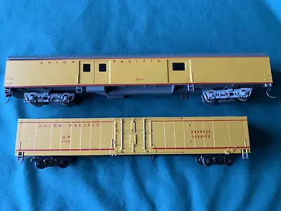 Con-Cor Baggage & Express Servic Cars Union Pacific - HO- Yellow Paint Scheme • $35