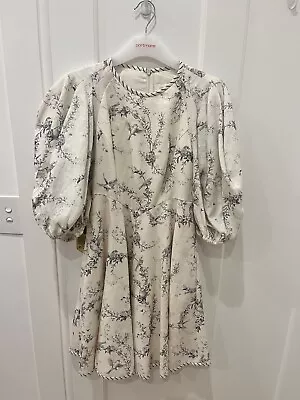 Zimmermann Linen Bird Print Dress BRAND NEW Size 1 • $97.15