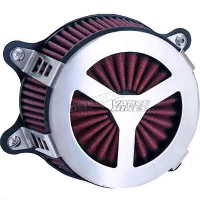 Vance & Hines Brushed Stainless VO2 Radiant III Air Cleaner - 71453 • $259.99
