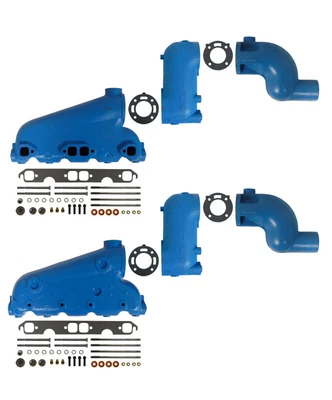 $1881.99 • Buy Barr Manifold Exhaust Kit For Crusader Small Block GM End Style W/ 8  Risers