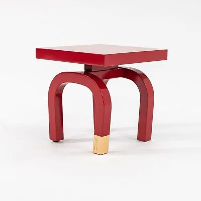 2022 Neri And Hu For Moooi Common Comrades Emperor Side End Table In Red Lacquer • $450