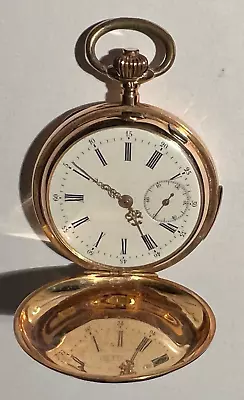 1900 Bonne 14K Minute Repeater Pocket Watch - Pristine. Runs & Chimes Perfectly • $4250