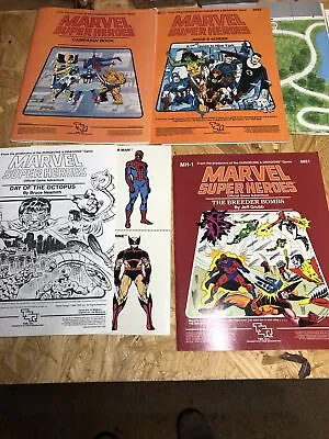 Vintage TSR Marvel Super Heroes Marvel Super Heroes Lot • $89