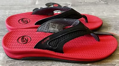 New Reef Flex Flip Flops Sandals Red (Men's Size 10) NEW! • $29.99