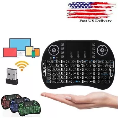 Mini I8 Wireless Keyboard 2.4G With Touchpad For PC Android Desktop PC TV Box~ • $7.99