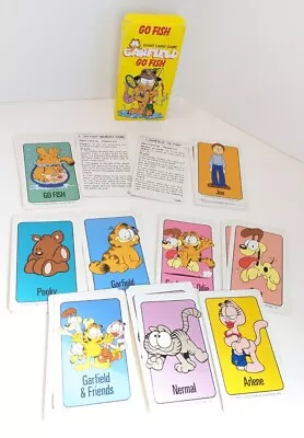 Vintage 1978 Garfield Go Fish And Memory Giant Card Game • $29