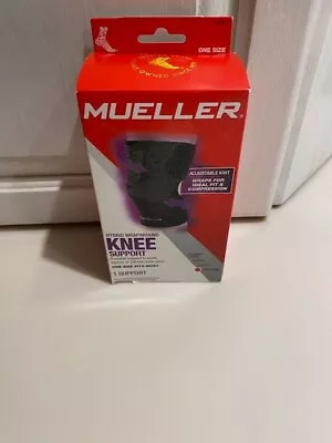 Mueller Hybrid Wraparound Knee Support  Black One Size • $13.99