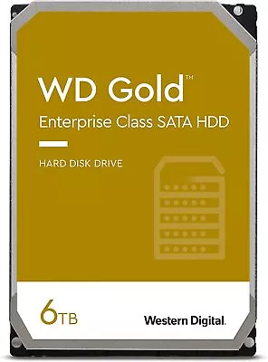 (LS) Western Digital 6TB WD Gold Enterprise Class Internal Hard Drive - 7200 RPM • $449