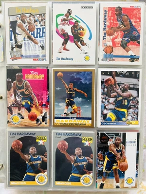 $15 • Buy 9 X Tim Hardaway NBA Cards Hoops 1990 - 1993 - Hall Of Famer - RARE Vintage
