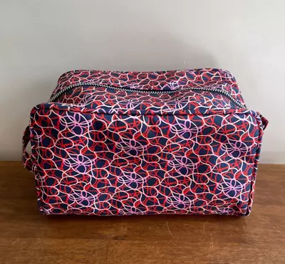 Liberty Print Wash Bag/Toiletry Bag In Alfies Lagoon - New • £13