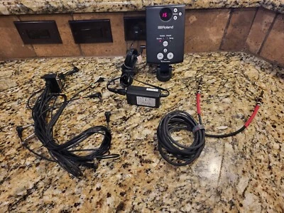 $119.99 • Buy EUC Roland TD-1 V-Drum Module With Mount, Wiring Harness And Power Supply Cables