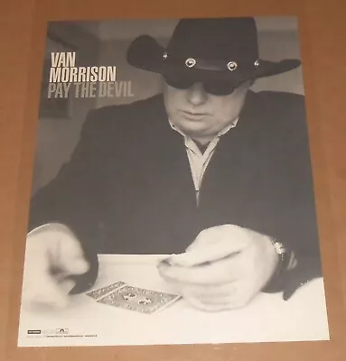 Van Morrison Pay The Devil Poster Original Promo 24x18 • $24.95