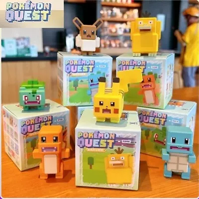 Pokemon Quest Adventure Pixel Mini Figure (Set Of 6) - CHOOSE CHARACTER (1 Pc) • $17.95