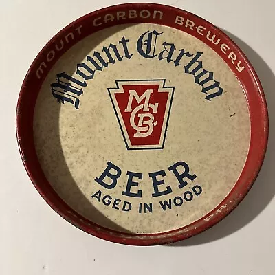 Vintage Mount Carbon Brewery Beer Tray Pottsville PA Yuengling • $475