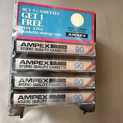 Stackette With 4 Blank Cassette Lot {Vintage} • $3.25