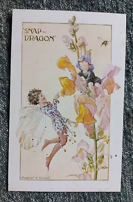 Snap-Dragon Fairy Margaret W Tarrant Artist PostCard The Medici Society Ltd P413 • £2.50