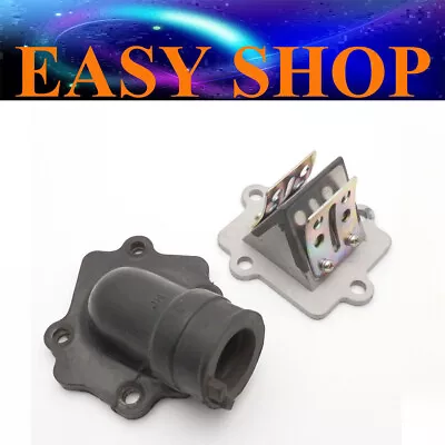 Carby Intake Manifold Pipe Boot Reed Valve Yamaha JOG 50cc Aerox 50 Axis Scooter • $23.92