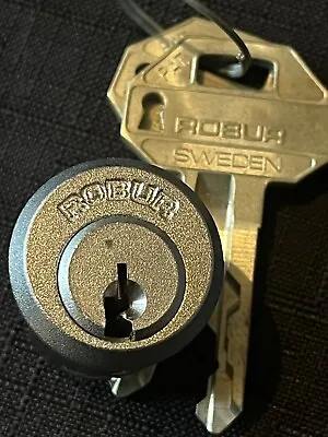 £18 • Buy ROBUR ASSA TWIN Safety Deposit Lock Locksport