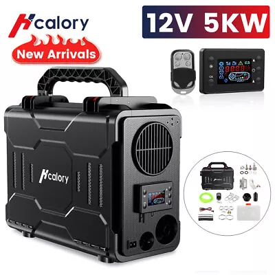 Hcalory 5KW Night Diesel Heater 12V LCD Remote ToolBox DIY For Car RV Caravan  • $68.97