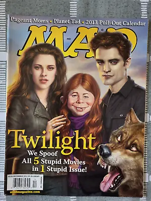 Mad Magazine #518 ~ Dec 2012 - Twilight Movie Series Cover - With 2013 Calendar! • $7.99